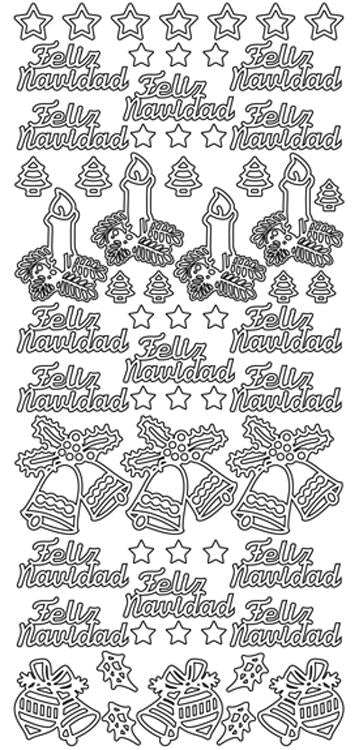 Peel-Off Stickers- Feliz Navidad-1
