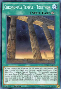 Chronomaly Temple - Trilithon (DAMA-EN059) - Dawn of Majesty 1st Edition-1