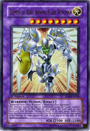 Elemental HERO Shining Flare Wingman (EEN-EN036) - Elemental Energy Unlimited-1