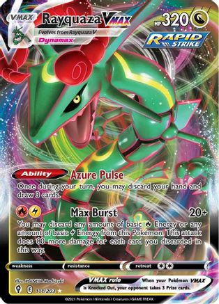 Rayquaza VMAX 111/203 - SWSH07 Evolving Skies Holofoil-1