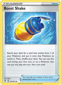Boost Shake 142/203 - SWSH07 Evolving Skies-1