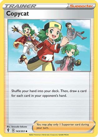 Copycat 143/203 - SWSH07 Evolving Skies Reverse Holofoil-1
