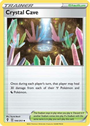 Crystal Cave 144/203 - SWSH07 Evolving Skies-1