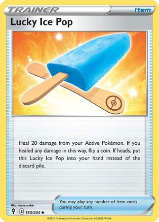 Lucky Ice Pop 150/203 - SWSH07 Evolving Skies-1