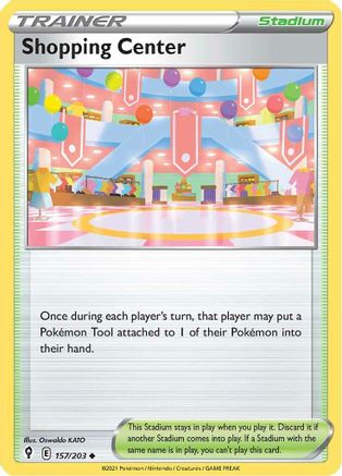 Shopping Center 157/203 - SWSH07 Evolving Skies Reverse Holofoil-1