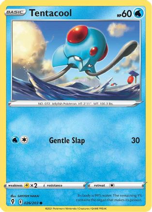 Tentacool 26/203 - SWSH07 Evolving Skies-1