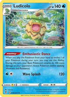 Ludicolo 34/203 - SWSH07 Evolving Skies Holofoil-1