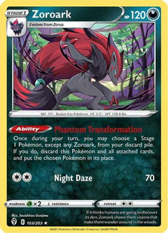 Zoroark 103/203 - SWSH07 Evolving Skies Reverse Holofoil-1