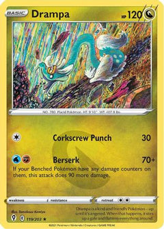 Drampa 119/203 - SWSH07 Evolving Skies Reverse Holofoil-1