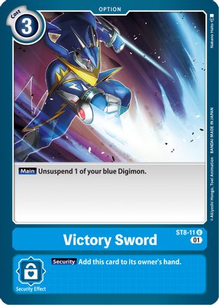 Victory Sword (ST8-11) - Starter Deck 08: Ulforce Veedramon-1