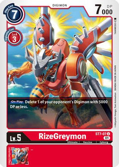 RizeGreymon (ST7-07) - Starter Deck 07: Gallantmon-1