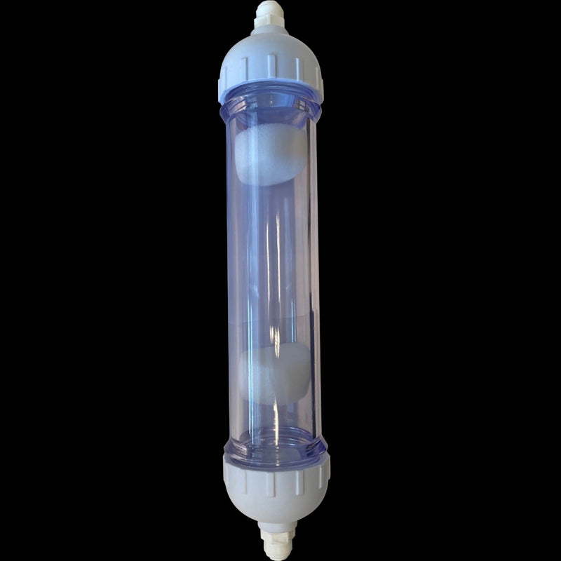 Clear Empty Refillable In-line DI Cartridge-1