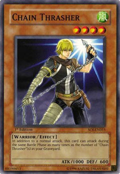 Chain Thrasher (SOI-EN015) - Shadow of Infinity 1st Edition-1
