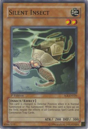 Silent Insect (SOI-EN020) - Shadow of Infinity 1st Edition-1