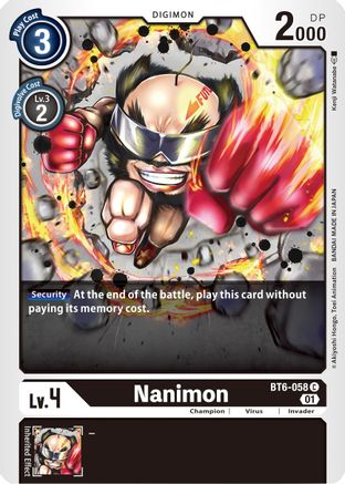 Nanimon (BT6-058) - Double Diamond-1