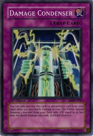 Damage Condenser (SOI-EN052) - Shadow of Infinity 1st Edition-1