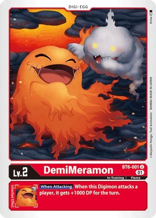 DemiMeramon (BT6-001) - Double Diamond-1