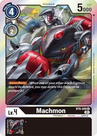 Machmon (BT6-059) - Double Diamond Foil-1
