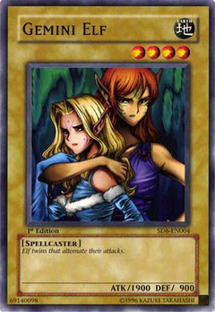 Gemini Elf (SD6-EN004) - Structure Deck: Spellcaster's Judgment 1st Edition-1