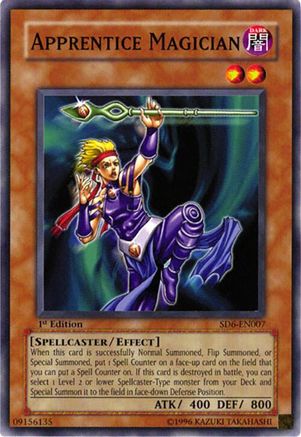 Apprentice Magician (SD6-EN007) - Structure Deck: Spellcaster's Judgment 1st Edition-1