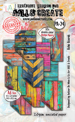 AALL and Create - A6 Design Paper - Boho Boards-1