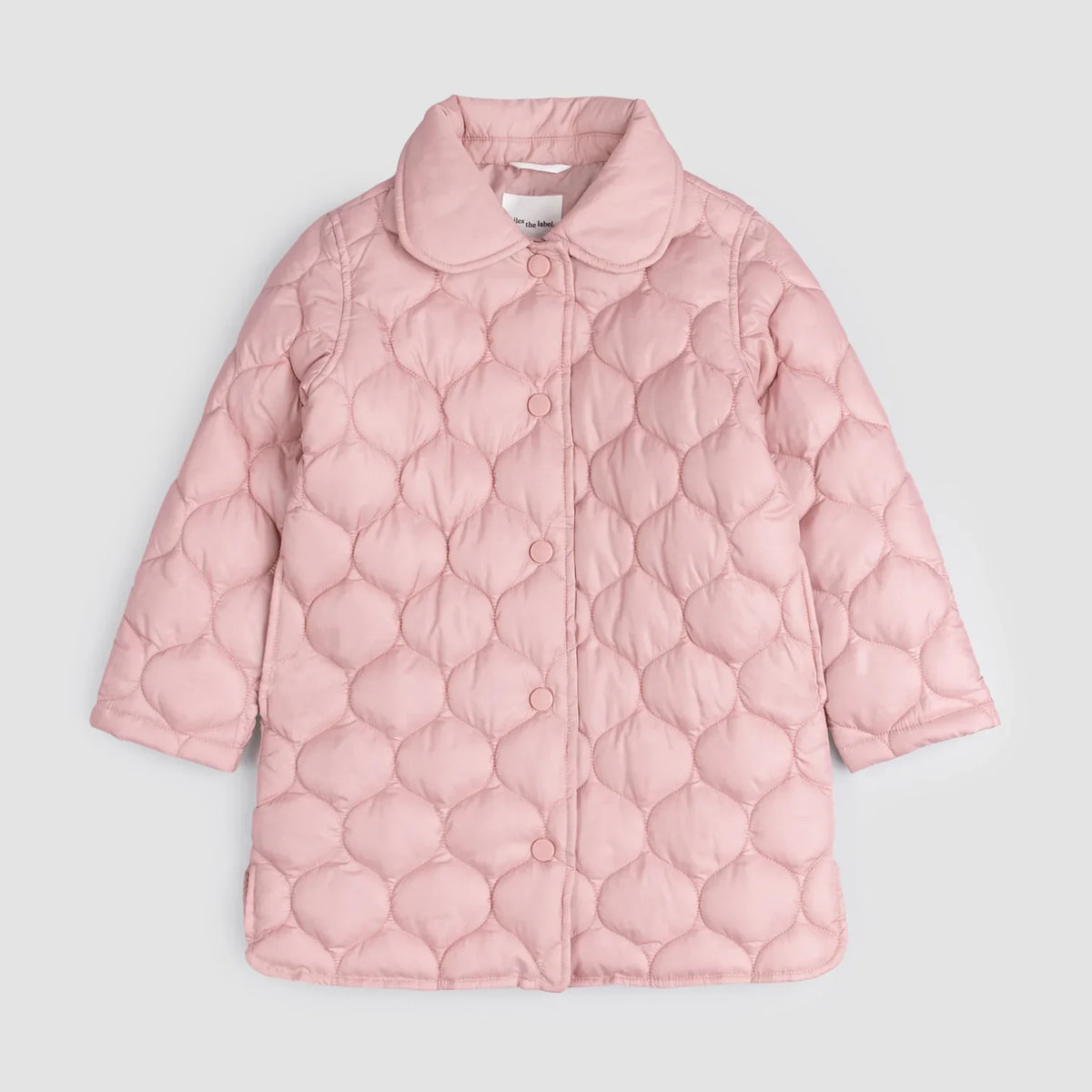 Rose Quilted Girl's Jacket | Miles The Label-1