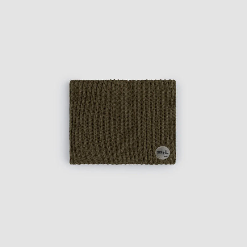 Ribbed Neck Warmer | Lichen Green | Miles The Label-1