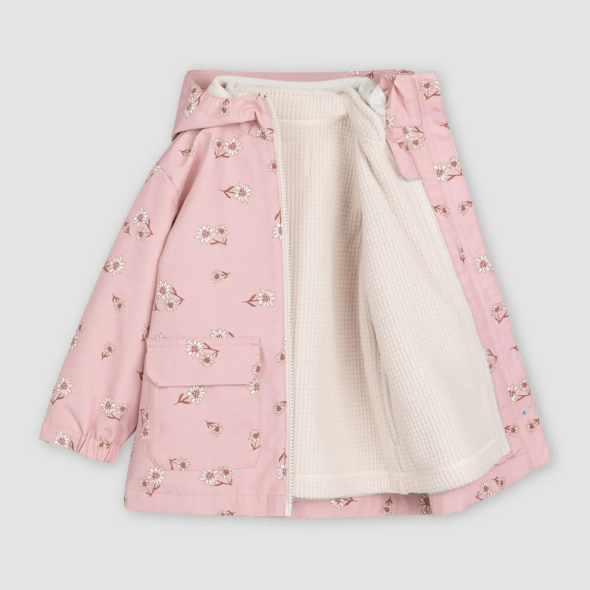 3-in-1 Jacket | Daisy Print on Rose | Miles The Label-3