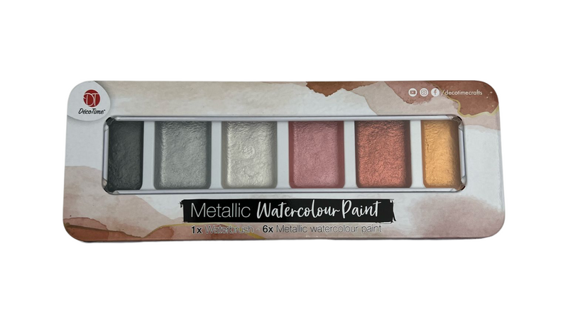 Decotime Water Colour Paint - Urban Alloy-1