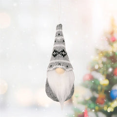 Knitted Christmas Tree Pendant Ornaments – Small Hanging Decor, 3 Styles-13