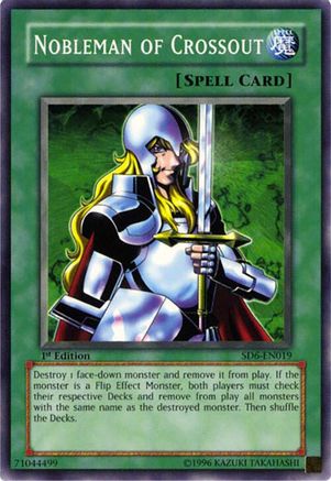 Nobleman of Crossout (SD6-EN019) - Structure Deck: Spellcaster's Judgment Unlimited-1