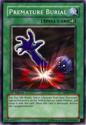 Premature Burial (SD6-EN020) - Structure Deck: Spellcaster's Judgment 1st Edition-1