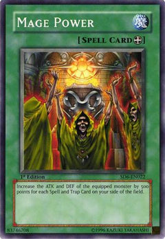 Mage Power (SD6-EN022) - Structure Deck: Spellcaster's Judgment 1st Edition-1