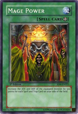 Mage Power (SD6-EN022) - Structure Deck: Spellcaster's Judgment 1st Edition-1
