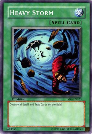Heavy Storm (SD6-EN023) - Structure Deck: Spellcaster's Judgment Unlimited-1