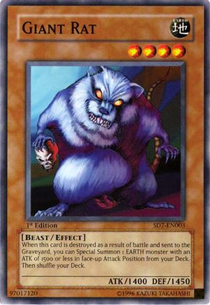 Giant Rat (SD7-EN003) - Structure Deck: Invincible Fortress Unlimited-1