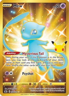 Mew (Secret) 25/25 - Celebrations Holofoil-1