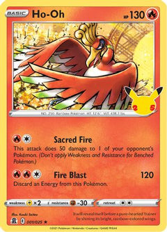 Ho-Oh 1/25 - Celebrations Holofoil-1