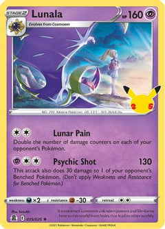 Lunala 15/25 - Celebrations Holofoil-1