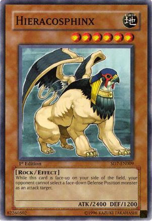 Hieracosphinx (SD7-EN009) - Structure Deck: Invincible Fortress 1st Edition-1