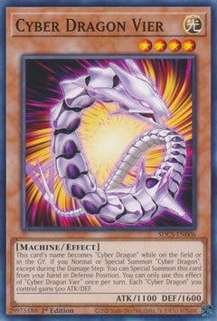 Cyber Dragon Vier (SDCS-EN006) - Structure Deck: Cyber Strike 1st Edition-1