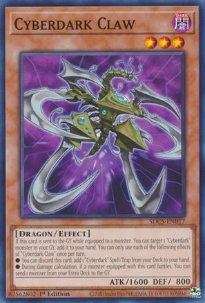 Cyberdark Claw (SDCS-EN017) - Structure Deck: Cyber Strike 1st Edition-1