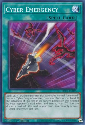 Cyber Emergency (SDCS-EN025) - Structure Deck: Cyber Strike 1st Edition-1