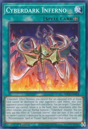 Cyberdark Inferno (SDCS-EN028) - Structure Deck: Cyber Strike 1st Edition-1