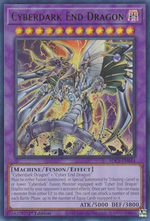 Cyberdark End Dragon (SDCS-EN044) - Structure Deck: Cyber Strike 1st Edition-1