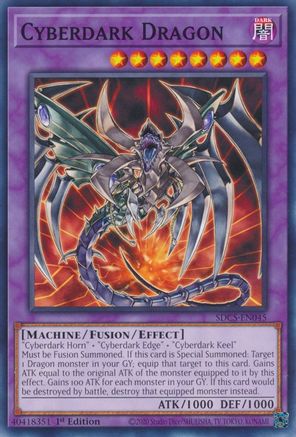 Cyberdark Dragon (SDCS-EN045) - Structure Deck: Cyber Strike Unlimited-1