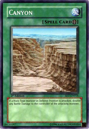 Canyon (SD7-EN016) - Structure Deck: Invincible Fortress 1st Edition-1