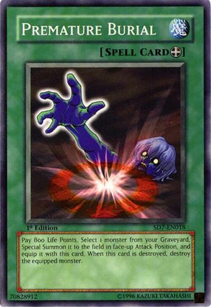 Premature Burial (SD7-EN018) - Structure Deck: Invincible Fortress 1st Edition-1