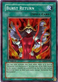 Burst Return (DP1-EN022) - Duelist Pack 1: Jaden Yuki 1st Edition-1