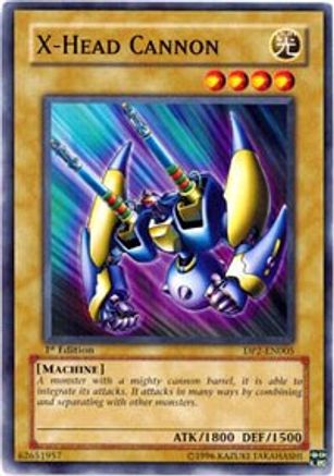 X-Head Cannon (DP2-EN005) - Duelist Pack 2: Chazz Princeton 1st Edition-1